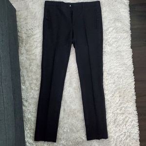 Dior Black Pleated Dress Slack, Size 48